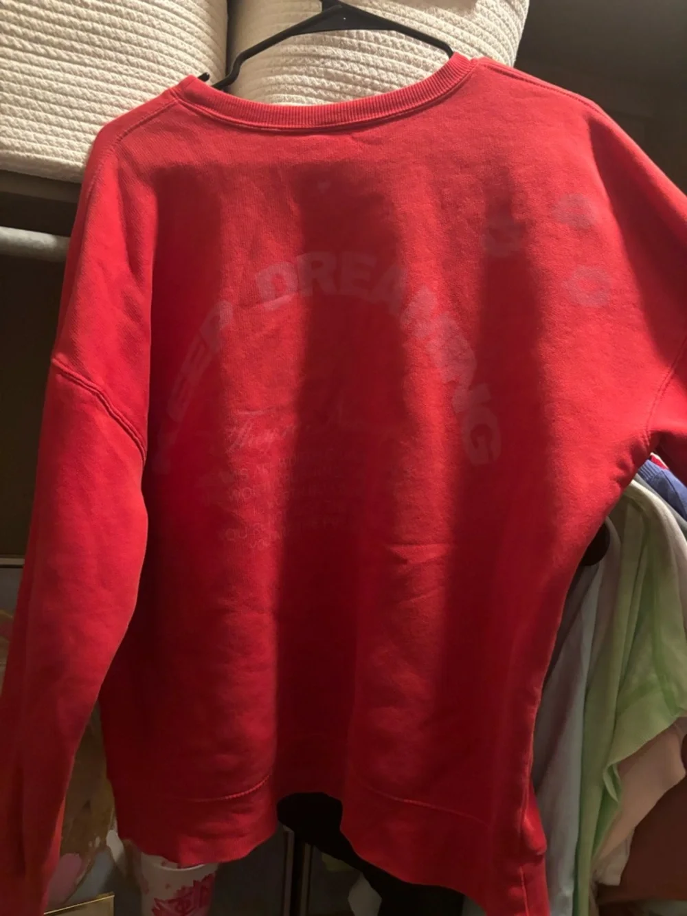 wild fable Red Oversized Crewneck Sweatshirt - Picture 4 of 5